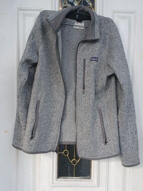 Patagonia Gray Fleece Zip-Up Jacket